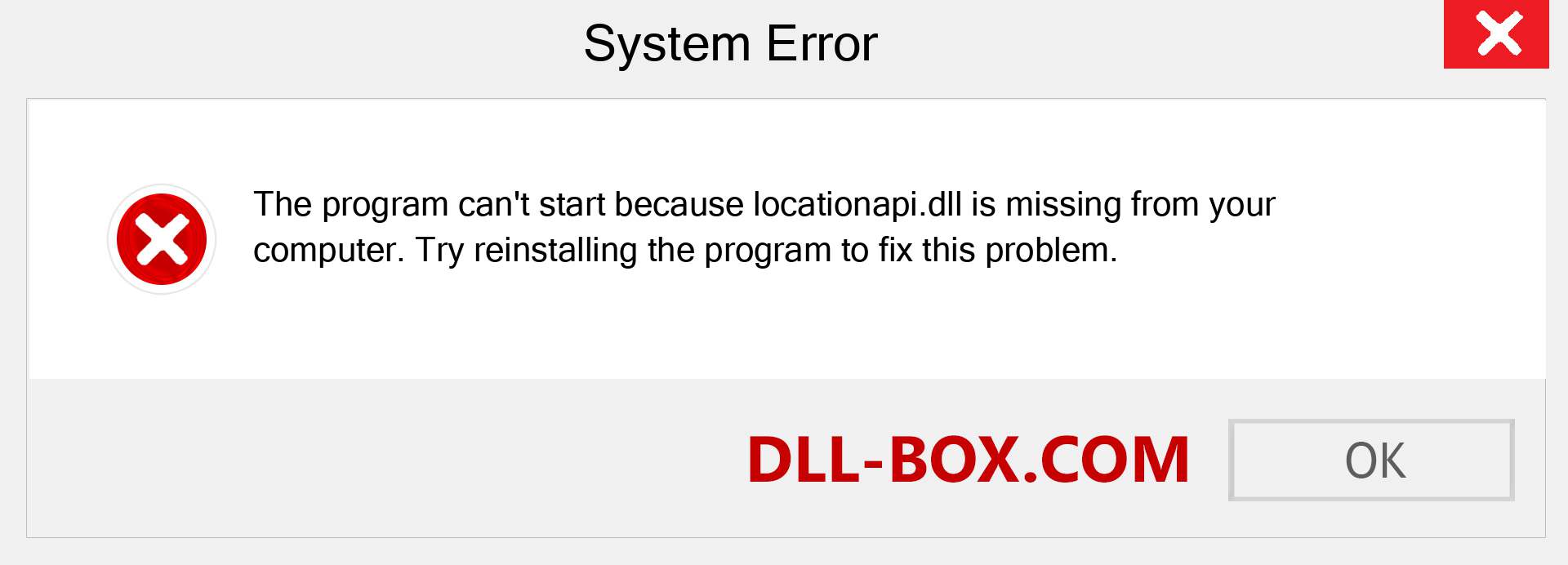  locationapi.dll file is missing?. Download for Windows 7, 8, 10 - Fix  locationapi dll Missing Error on Windows, photos, images