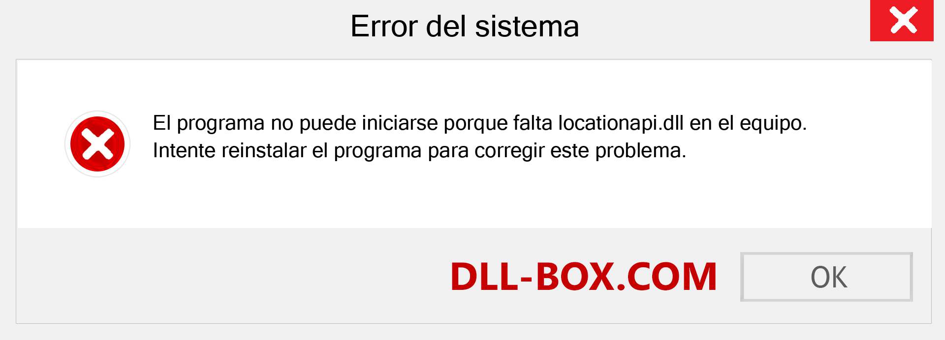 ¿Falta el archivo locationapi.dll ?. Descargar para Windows 7, 8, 10 - Corregir locationapi dll Missing Error en Windows, fotos, imágenes